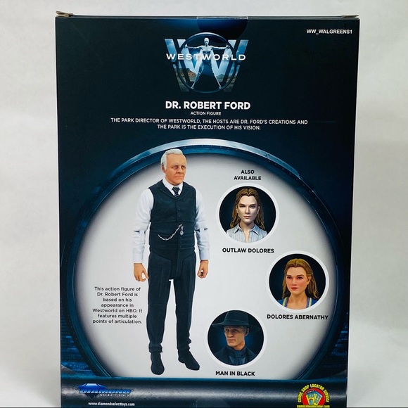 Diamond Select Westworld Dr. Robert Ford Action Figure Collection Toy - Picture 3 of 4